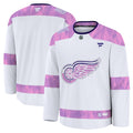 Detroit Red Wings  2024 Hockey Fights Cancer Practice Jersey - White