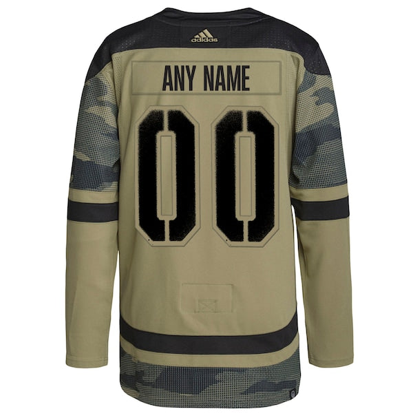 Colorado Avalanche adidas Military Appreciation Team Authentic Custom Practice Jersey - Camo