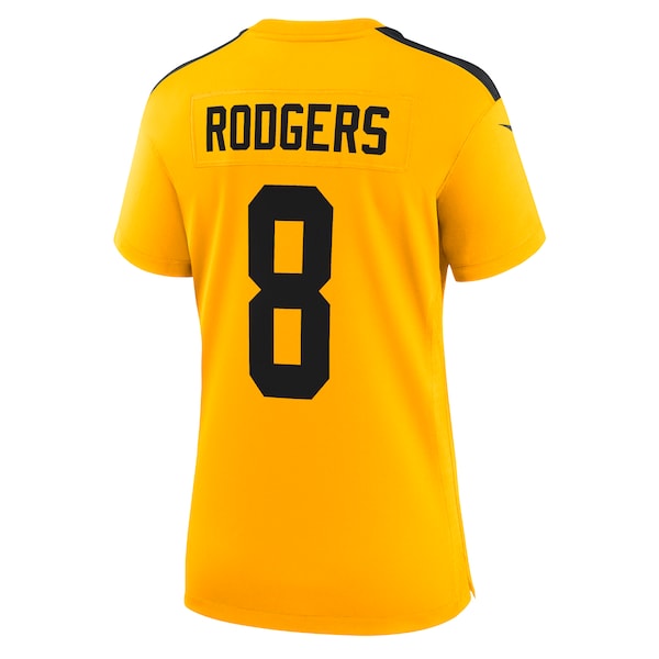 Aaron Rodgers Pittsburgh Steelers Nike Women's Alternate 1933 Throwback Game Jersey - Gold/Black