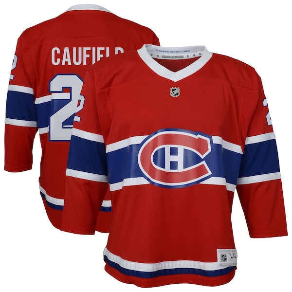 Cole Caufield Montreal Canadiens Youth Home Replica Player Jersey - Red