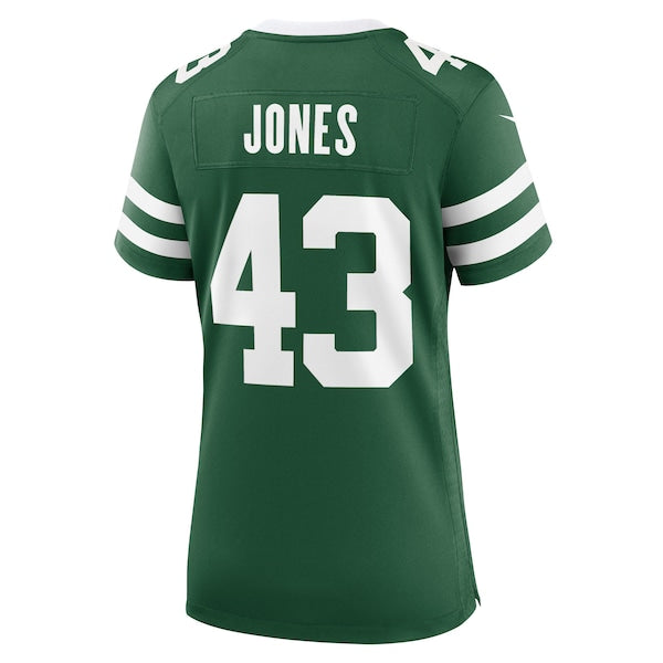 Cam Jones New York Jets Nike Women's Team Game Jersey - Legacy Green