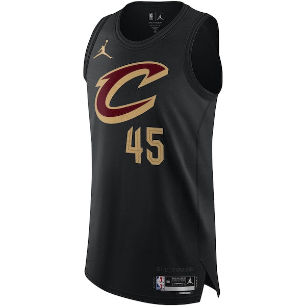 Donovan Mitchell Cleveland Cavaliers Jordan Brand Authentic Player Jersey - Statement Edition - Black