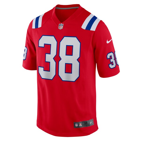 Rhamondre Stevenson New England Patriots Nike Alternate Game Player Jersey - Red/Navy/White