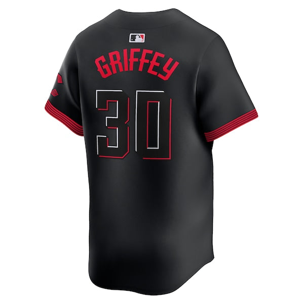Ken Griffey Jr. Cincinnati Reds Nike City Connect Retired Limited Player Jersey - Black