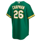 Matt Chapman Oakland Athletics Nike Alternate Replica Player Name Jersey - Kelly Green