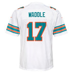 Jaylen Waddle Miami Dolphins Nike Youth Alternate Player Game Jersey - White