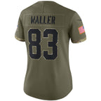 Darren Waller Las Vegas Raiders Nike Women's 2022 Salute To Service Limited Jersey - Olive