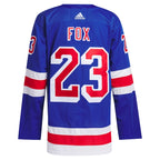 Adam Fox New York Rangers adidas Home Primegreen Authentic Pro Player Jersey - Blue