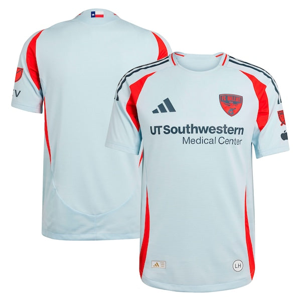 FC Dallas adidas 2025 The Inferno Kit Authentic Jersey - Light Blue