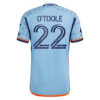 Kevin O'Toole New York City FC adidas 2024 The Interboro Kit Authentic Player Jersey - Sky Blue