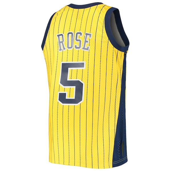 Jalen Rose Indiana Pacers 1999/00 Hardwood Classics Swingman Jersey - Gold