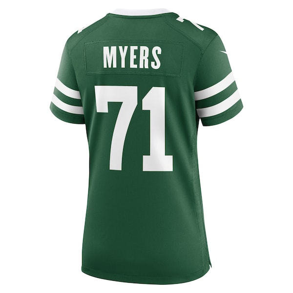 Josh Myers New York Jets Nike Women's Team Game Jersey - Legacy Green