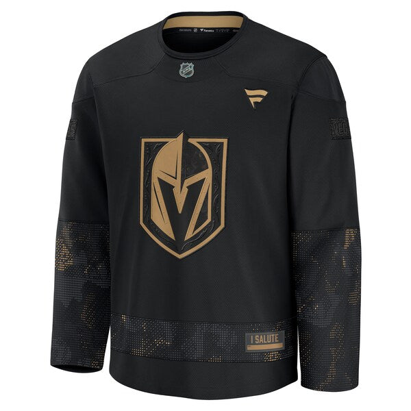 Vegas Golden Knights  2024 Military Appreciation Practice Jersey - Black