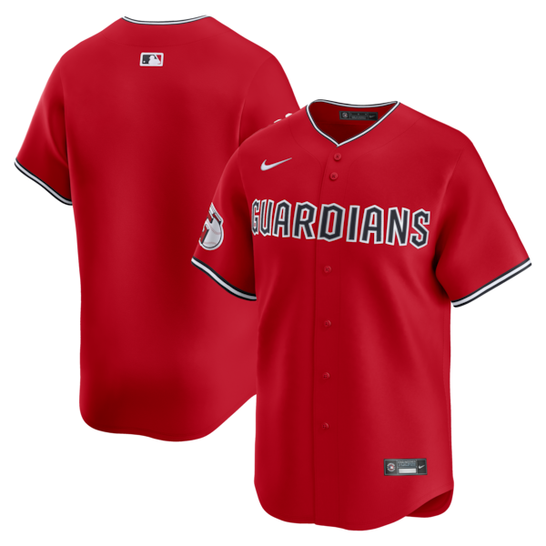 Cleveland Guardians Nike Alternate Limited Jersey - Red