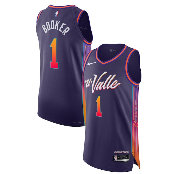Nike Devin Booker Phoenix Suns  Authentic Jersey - City Edition - Purple