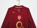Arsenal Long Sleeve 2005-06 Home Vintage Jersey