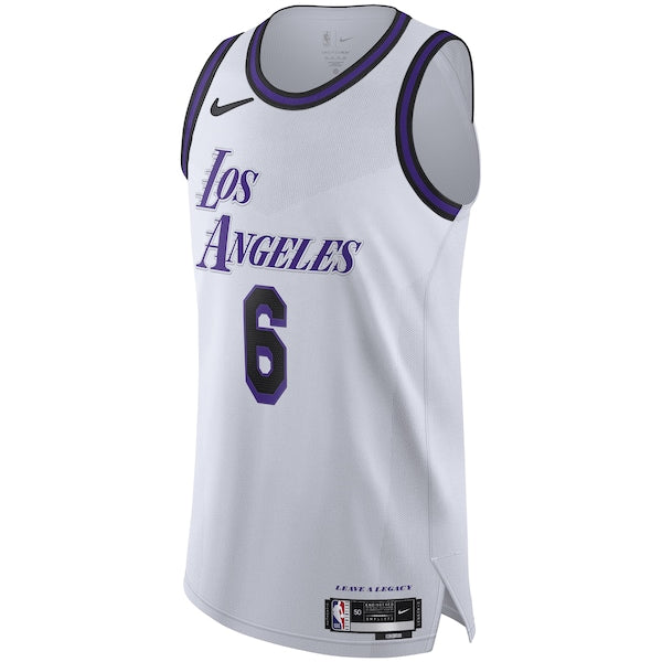 LeBron James Los Angeles Lakers Nike 2022/23 Authentic Jersey - City Edition - White
