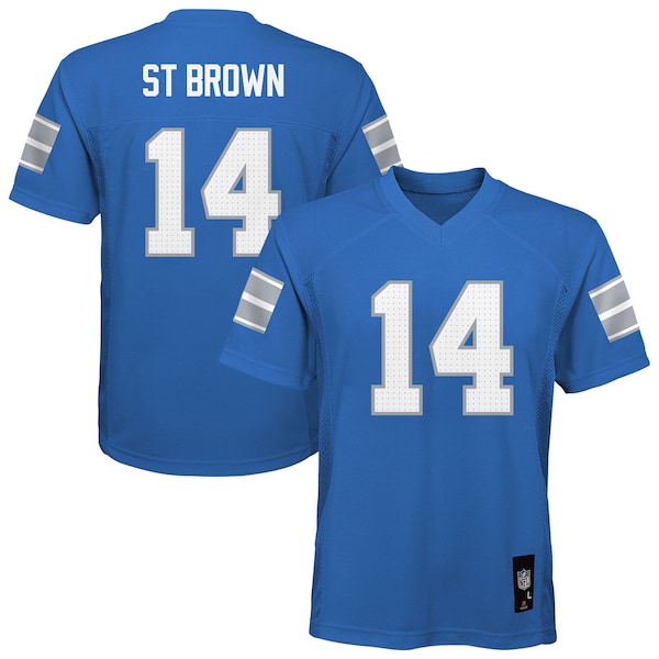 Amon-Ra St. Brown Detroit Lions Outerstuff Preschool Replica Player Jersey - Blue