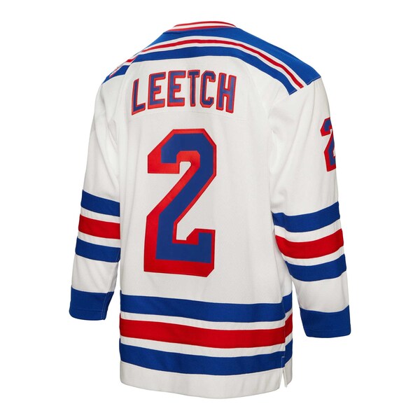 Brian Leetch New York Rangers Alternate Captain Patch 1993/94 Blue Line Player Jersey - White