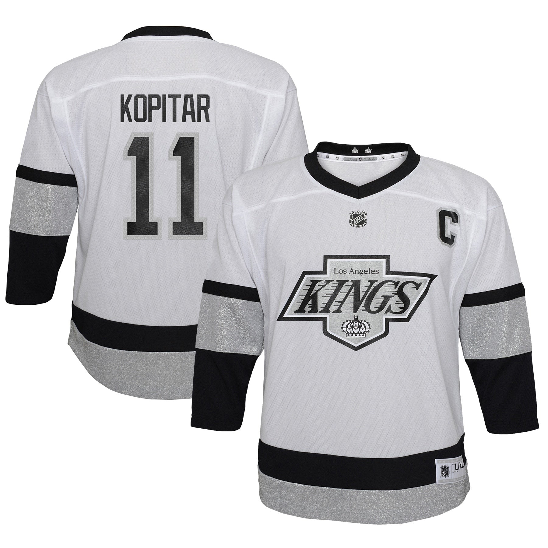 Anze Kopitar Los Angeles Kings Preschool Replica Player Jersey - Black/White