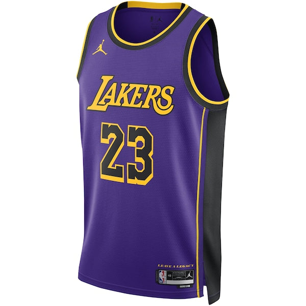 LeBron James Los Angeles Lakers Jordan Brand Unisex Swingman Jersey - Statement Edition - Purple