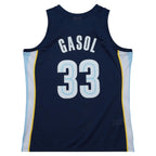 Marc Gasol Memphis Grizzlies  2008/09 Hardwood Classics Swingman Throwback Jersey - Navy