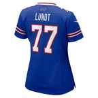 Chase Lundt Buffalo Bills Nike Women's Team Game Jersey -  Royal