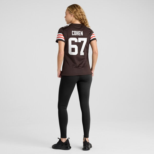 Javion Cohen Cleveland Browns Nike Women's  Game Jersey -  Brown