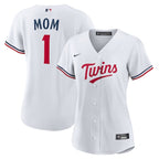 Minnesota Twins Nike Women's #1 Mom Home Replica Jersey - White