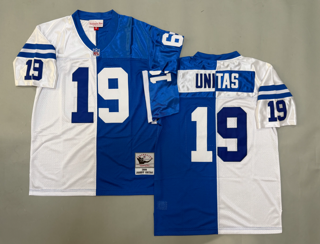 Johnny Unitas Baltimore Colts Authentic Split Throwback Retired Player Jersey