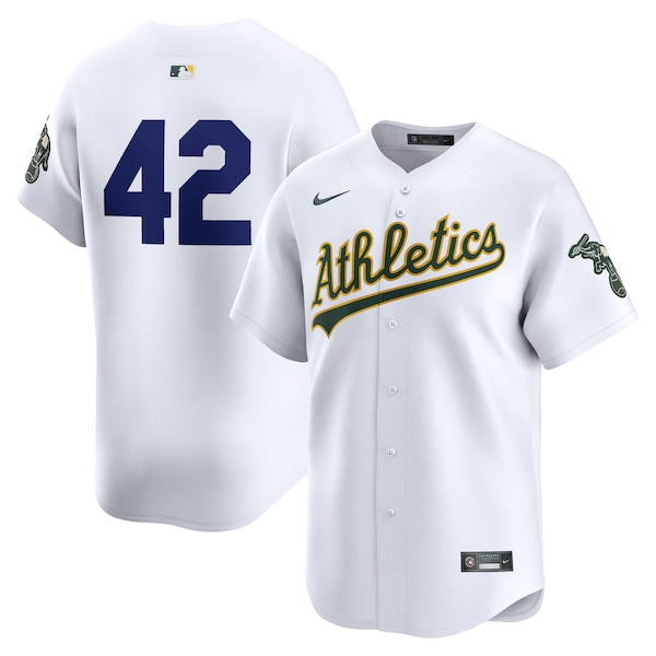 Oakland Athletics Nike 2024 Jackie Robinson Day Home Limited Jersey – White