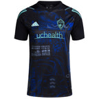 Colorado Rapids adidas Women's 2024 One Planet Replica Jersey - Black