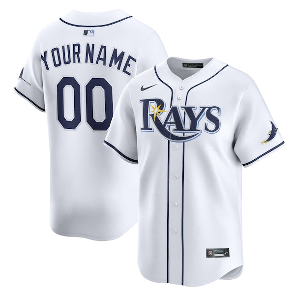Tampa Bay Rays Nike Youth Home Limited Custom Jersey - White