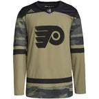 Philadelphia Flyers adidas Military Appreciation Team Authentic Custom Practice Jersey - Camo