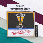 Teemu Selanne Anaheim Ducks 1996-97 Power Play Jersey - White/Purple