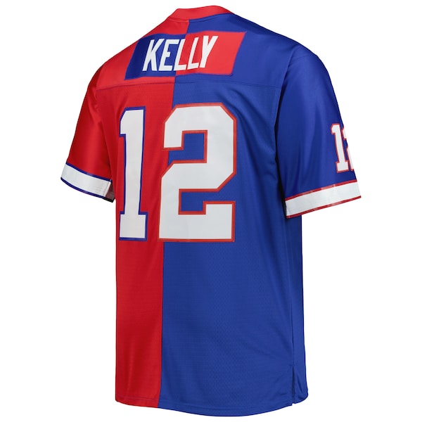 Jim Kelly Buffalo Bills Big & Tall Split Legacy Retired Player Replica Jersey - Royal/Red