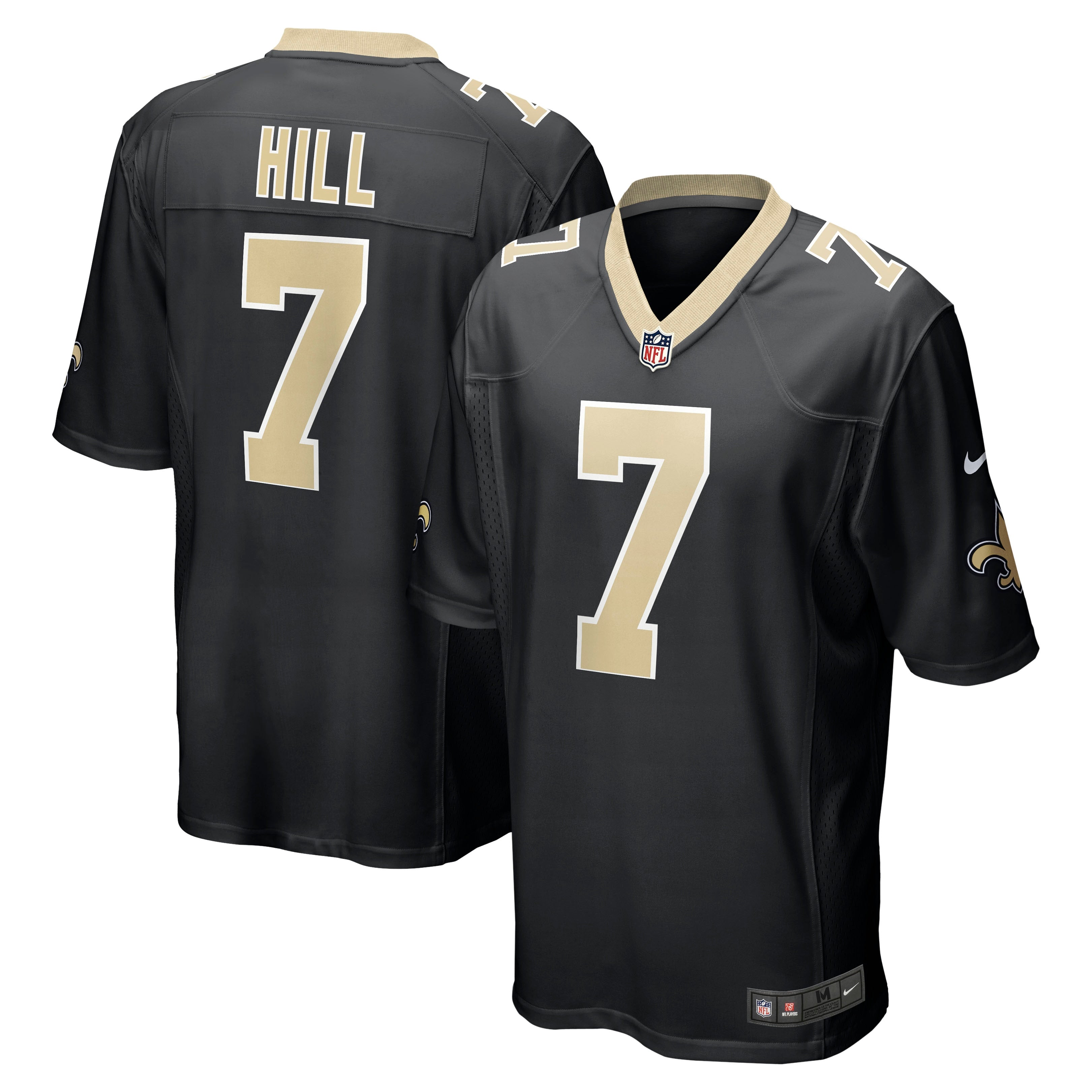 Taysom Hill New Orleans Saints Nike Gameday Golds Alternate Game Player Jersey - Gold/Black