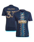 Cavan Sullivan Philadelphia Union adidas 2024 The Xv Kit Replica Player Jersey - Navy
