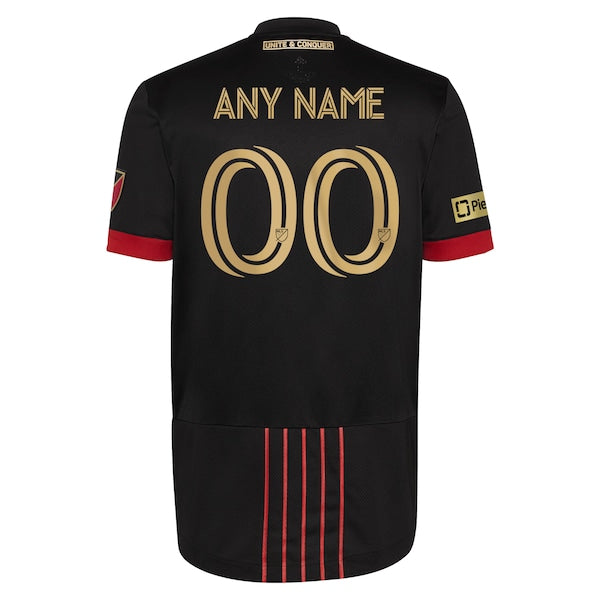 Atlanta United FC adidas 2021 The BLVCK Kit Authentic Custom Jersey - Black