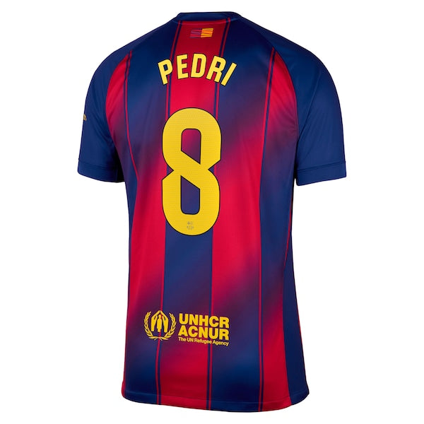 Pedri Barcelona Nike 2025/26 Home Replica Jersey - Navy