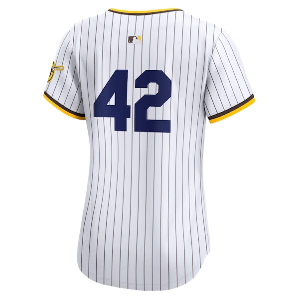 San Diego Padres Nike Women's 2024 Jackie Robinson Day Home Limited Jersey – White