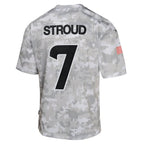 C.J. Stroud Houston Texans Nike Youth 2024 Salute to Service Game Jersey - Arctic Camo