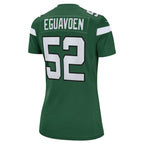 Sam Eguavoen New York Jets Nike Women's  Game Jersey - Gotham Green