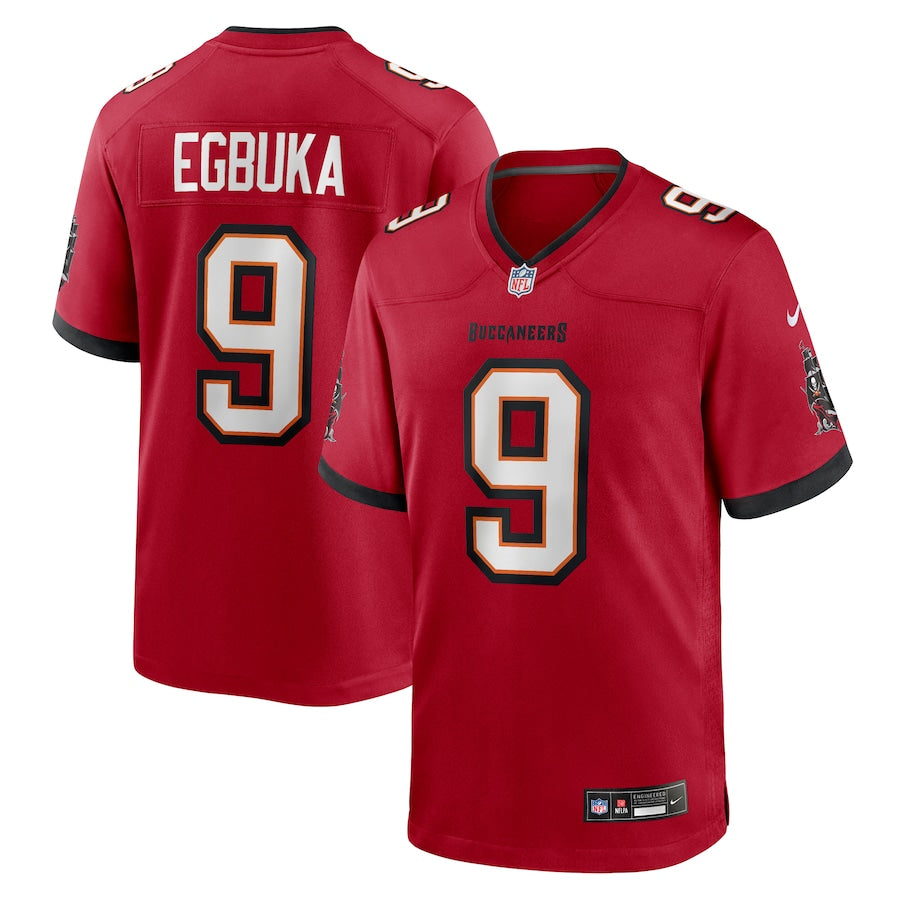 Emeka Egbuka Tampa Bay Buccaneers Nike 2025 NFL Draft First Round Pick  Game Jersey - Red