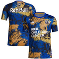 New York Red Bulls adidas 2024 MLS Works Kick Childhood Cancer x Marvel Pre-Match Top - Royal