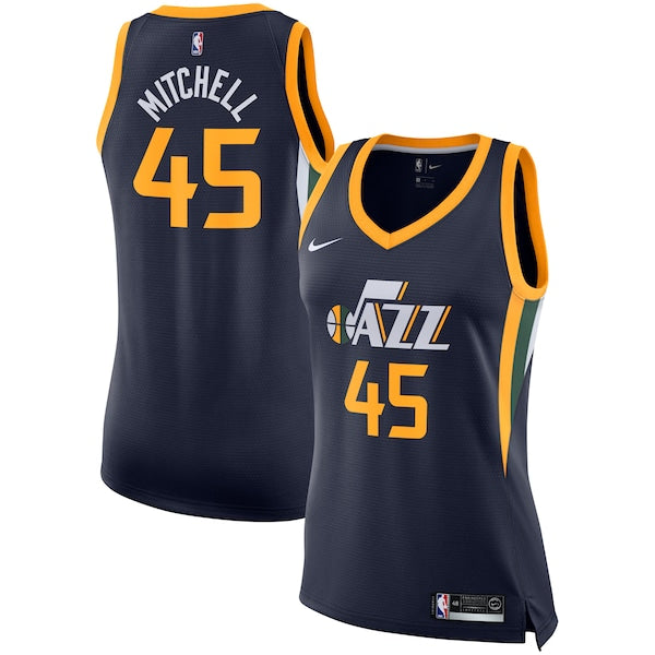 Donovan Mitchell Utah Jazz Nike Women's Swingman Jersey - Icon Edition - Navy