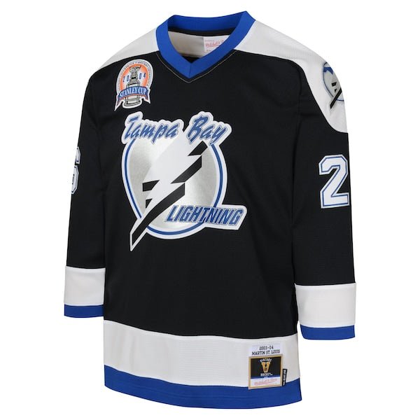 Martin St. Louis Tampa Bay Lightning Youth 2003 Blue Line Player Jersey - Black