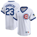 Ryne Sandberg Chicago Cubs Nike Throwback Cooperstown Limited Jersey - White