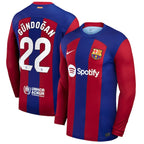 Ilkay Gündogan Barcelona Nike 2023/24 Home Stadium Replica Long Sleeve Player Jersey - Royal