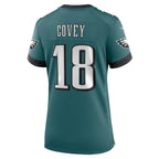 Britain Covey Philadelphia Eagles Nike Women's Team Game Jersey - Midnight Green